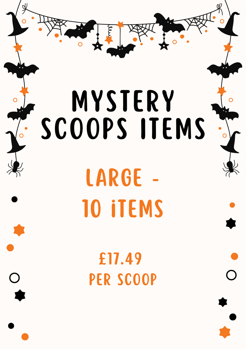 Spooky Mystery Scoops - Large