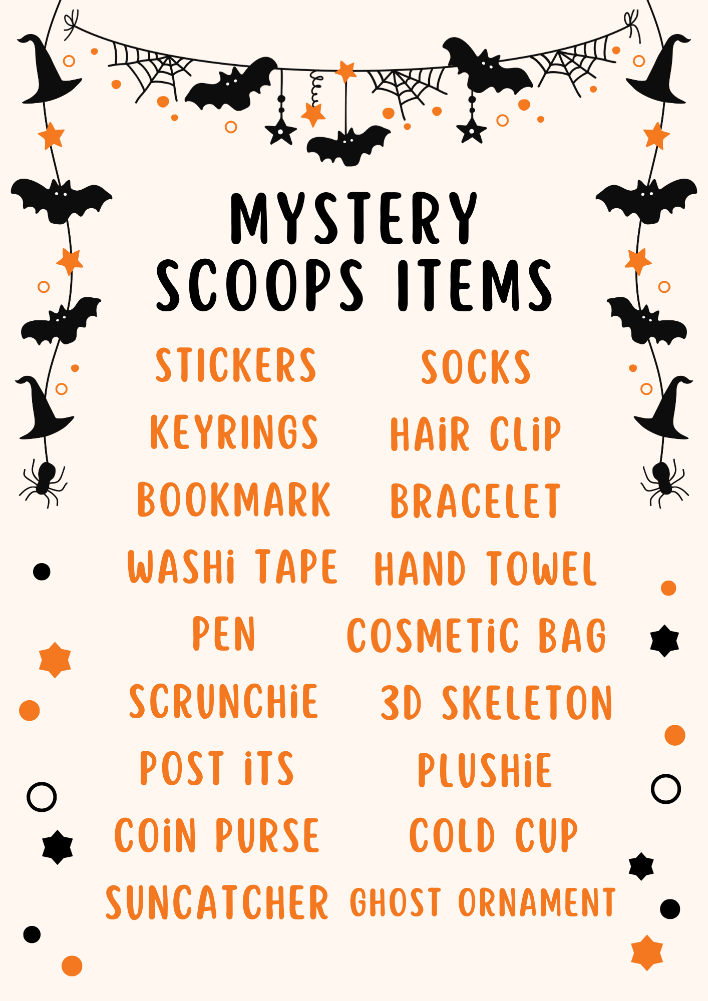Spooky Mystery Scoops - Large