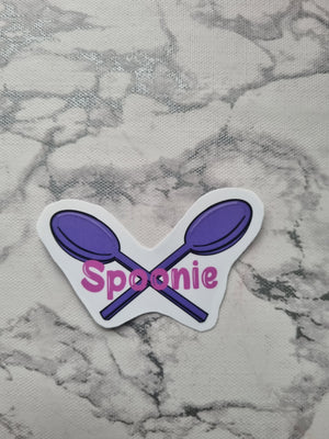 Spoonie Glossy Sticker