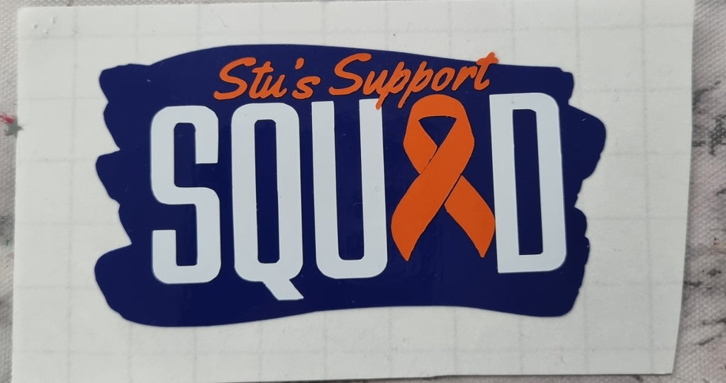 Stu's Support Squad Decal Sticker