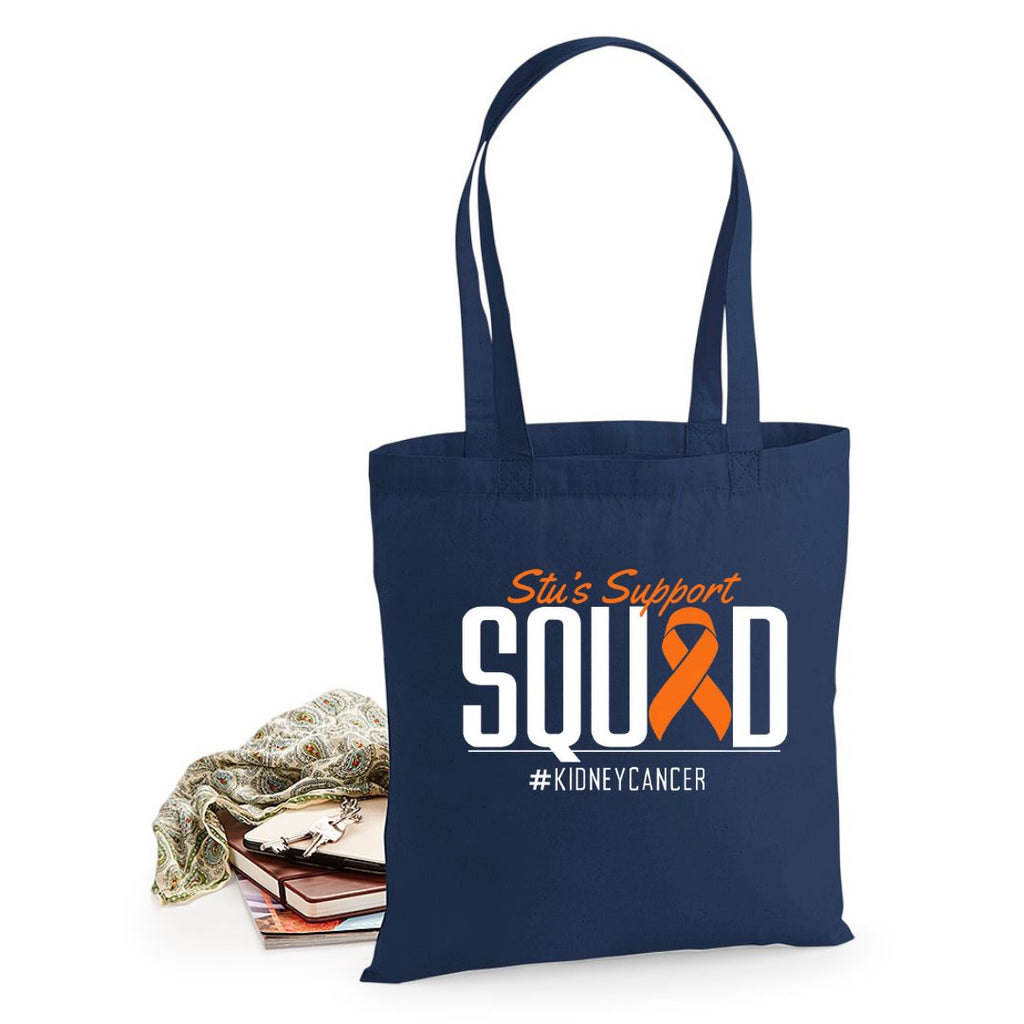 Stu's Support Squad Navy Tote Bag